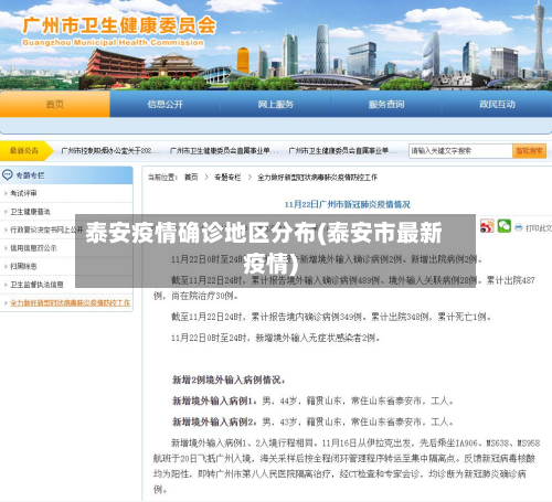 泰安疫情确诊地区分布(泰安市最新疫情)