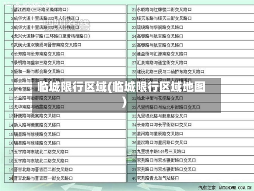 临城限行区域(临城限行区域地图)-第2张图片