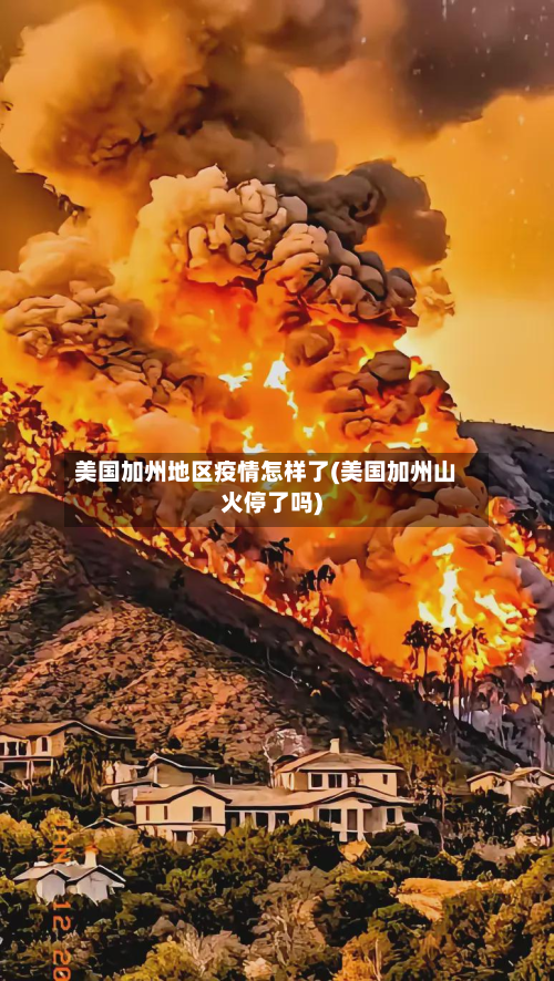 美国加州地区疫情怎样了(美国加州山火停了吗)