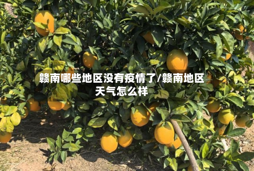 赣南哪些地区没有疫情了/赣南地区天气怎么样-第2张图片