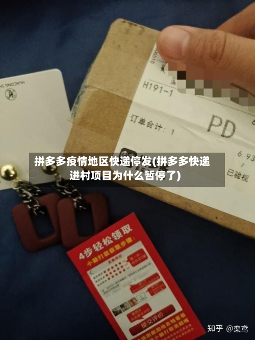拼多多疫情地区快递停发(拼多多快递进村项目为什么暂停了)