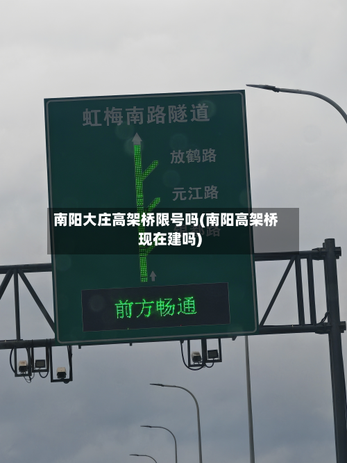 南阳大庄高架桥限号吗(南阳高架桥现在建吗)
