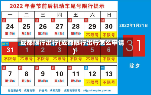 成都限行出行(成都限行出行怎么申请)