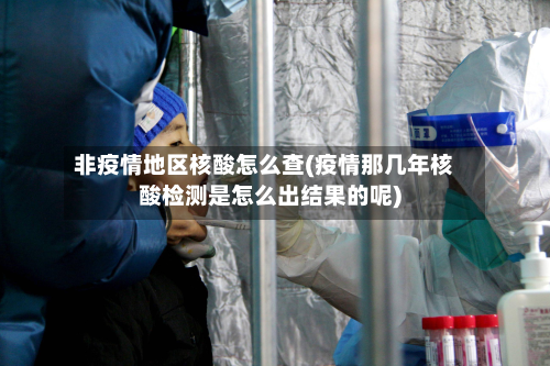 非疫情地区核酸怎么查(疫情那几年核酸检测是怎么出结果的呢)