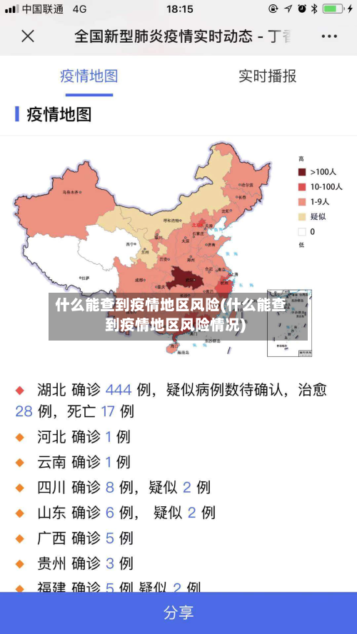 什么能查到疫情地区风险(什么能查到疫情地区风险情况)