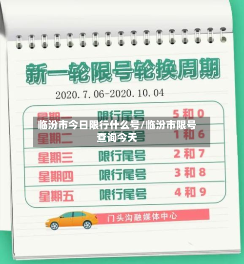 临汾市今日限行什么号/临汾市限号查询今天-第3张图片