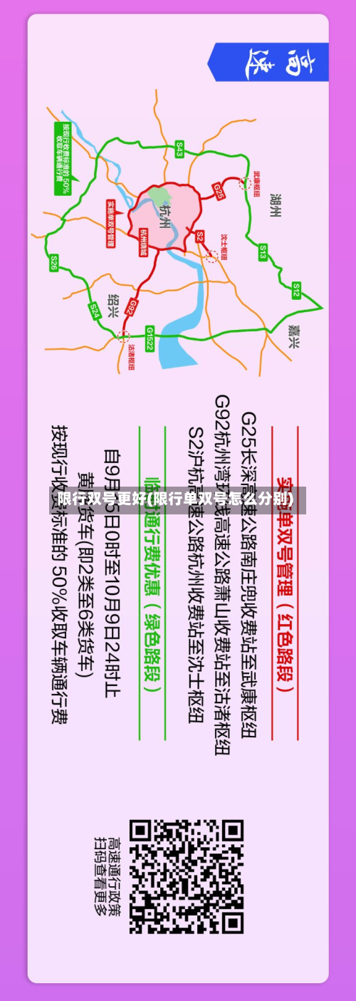 限行双号更好(限行单双号怎么分别)-第2张图片
