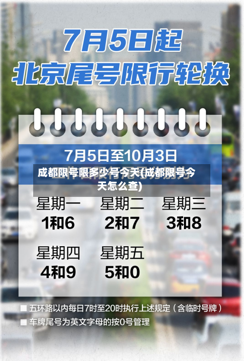 成都限号限多少号今天(成都限号今天怎么查)