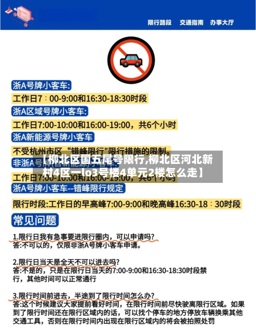 【柳北区国五尾号限行,柳北区河北新村4区一lo3号楼4单元2楼怎么走】