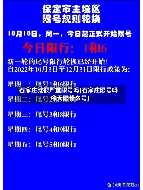 石家庄就很严重限号吗(石家庄限号吗今天限什么号)-第2张图片