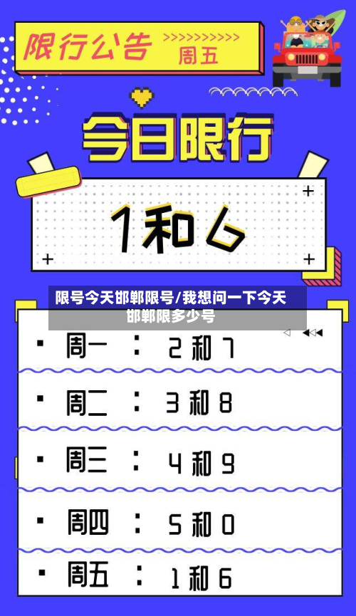 限号今天邯郸限号/我想问一下今天邯郸限多少号-第2张图片