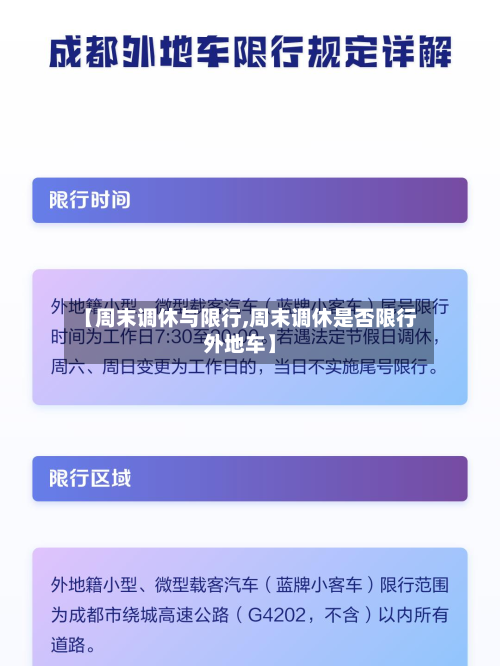 【周末调休与限行,周末调休是否限行外地车】-第2张图片