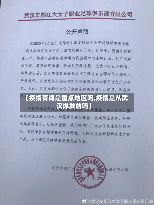 【疫情青海是重点地区吗,疫情是从武汉爆发的吗】