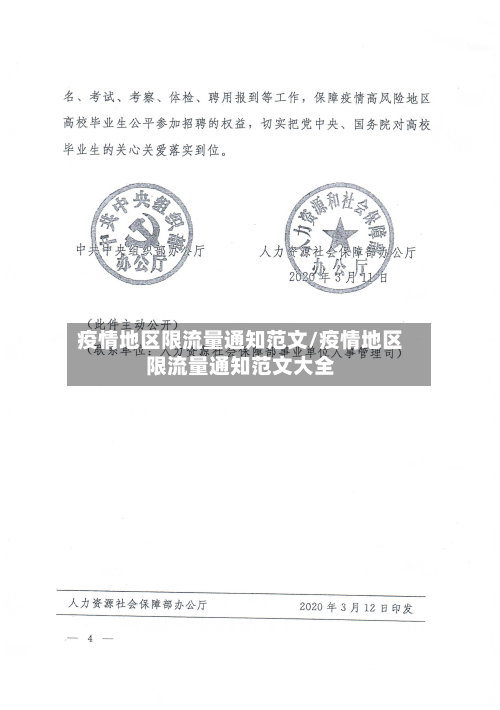 疫情地区限流量通知范文/疫情地区限流量通知范文大全