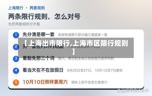 【上海出市限行,上海市区限行规则】-第2张图片