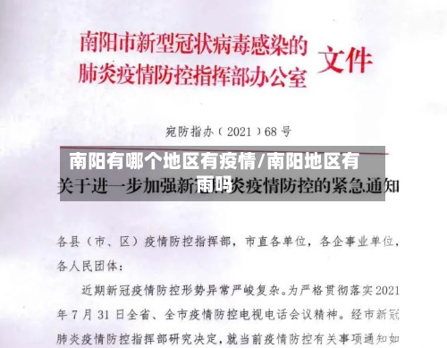 南阳有哪个地区有疫情/南阳地区有雨吗