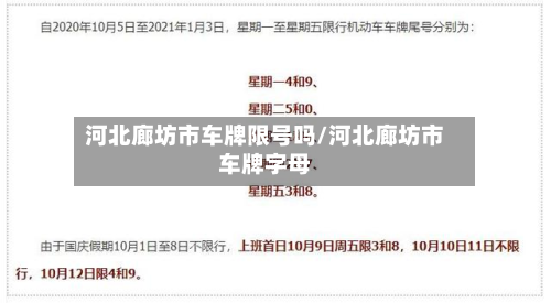 河北廊坊市车牌限号吗/河北廊坊市车牌字母-第3张图片
