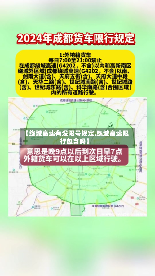 【绕城高速有没限号规定,绕城高速限行包含吗】-第2张图片
