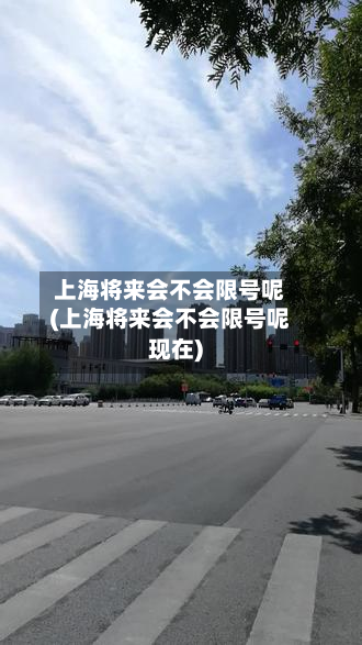 上海将来会不会限号呢(上海将来会不会限号呢现在)-第2张图片