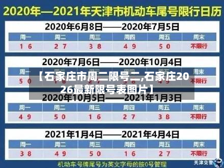 【石家庄市周二限号二,石家庄2026最新限号表图片】-第3张图片