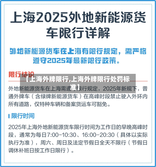 【上海外牌限行,上海外牌限行处罚标准】-第2张图片