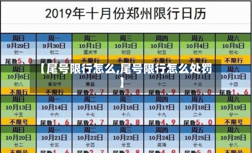 【尾号限行怎么,尾号限行怎么处罚】