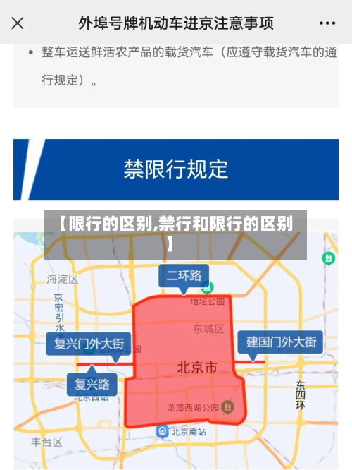 【限行的区别,禁行和限行的区别】-第2张图片