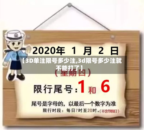 【3D单注限号多少注,3d限号多少注就不能打了】