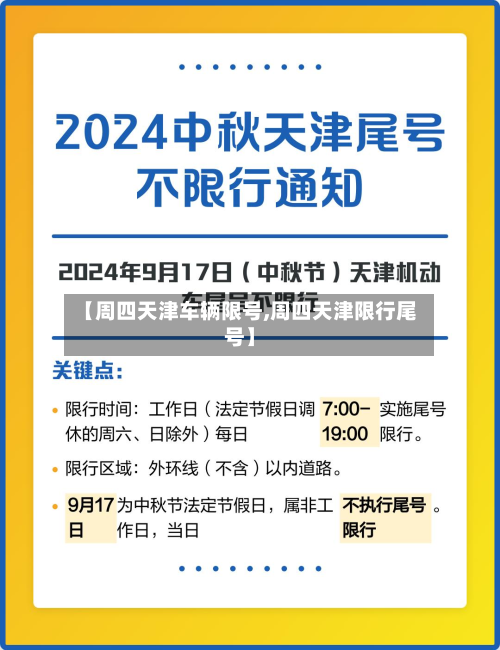 【周四天津车辆限号,周四天津限行尾号】-第2张图片