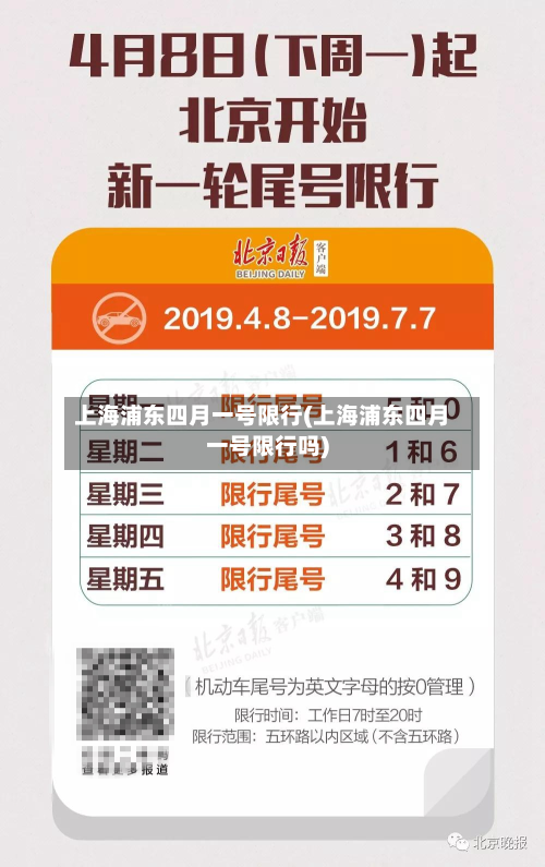 上海浦东四月一号限行(上海浦东四月一号限行吗)-第3张图片