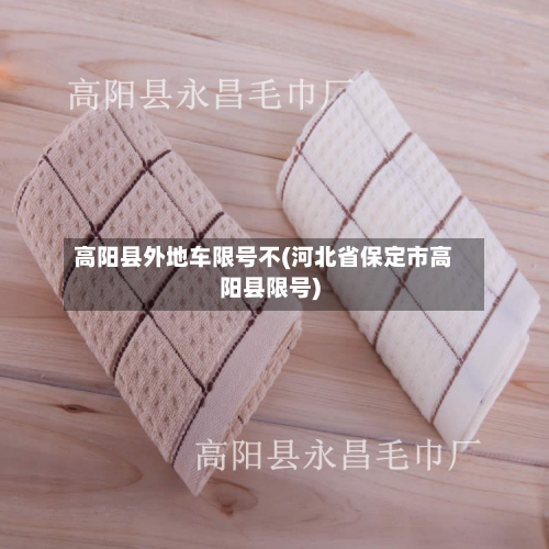 高阳县外地车限号不(河北省保定市高阳县限号)-第2张图片