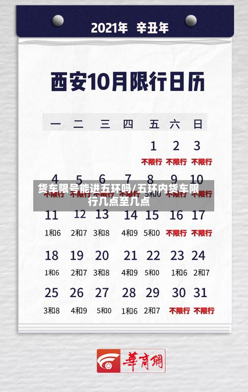 货车限号能进五环吗/五环内货车限行几点至几点