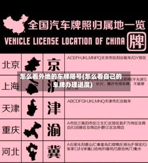 怎么看外地的车牌限号(怎么看自己的车牌办理进度)-第3张图片