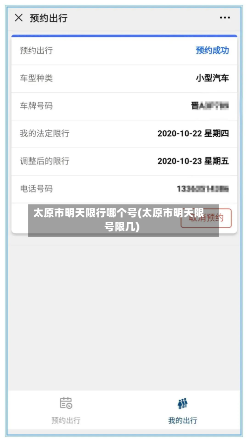 太原市明天限行哪个号(太原市明天限号限几)